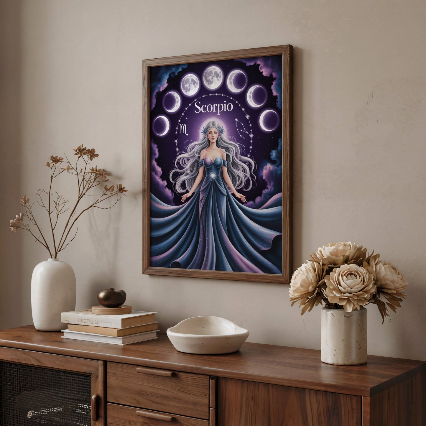 Aisle29 Print Scorpio Cosmic Wall Art