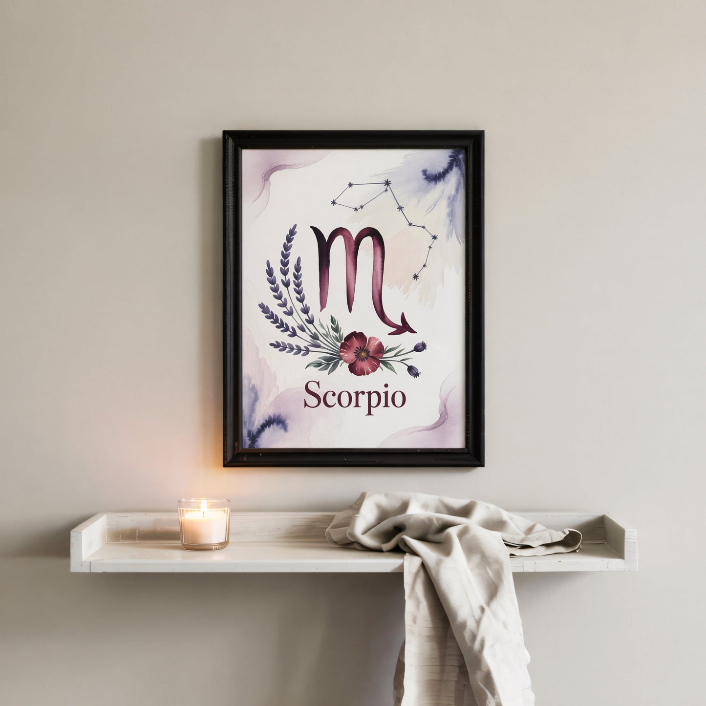 Aisle29 Print Scorpio Earth Wall Art