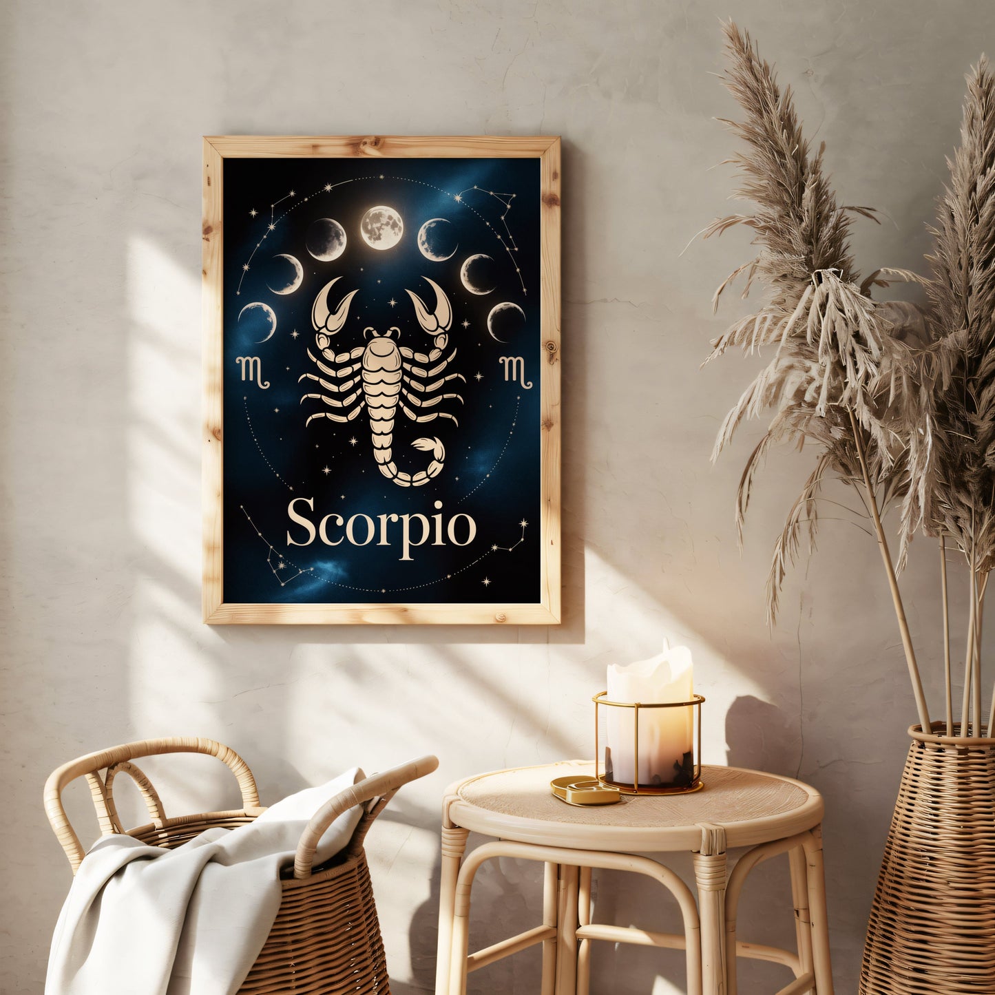Aisle29 Print Scorpio Moon Wall Art