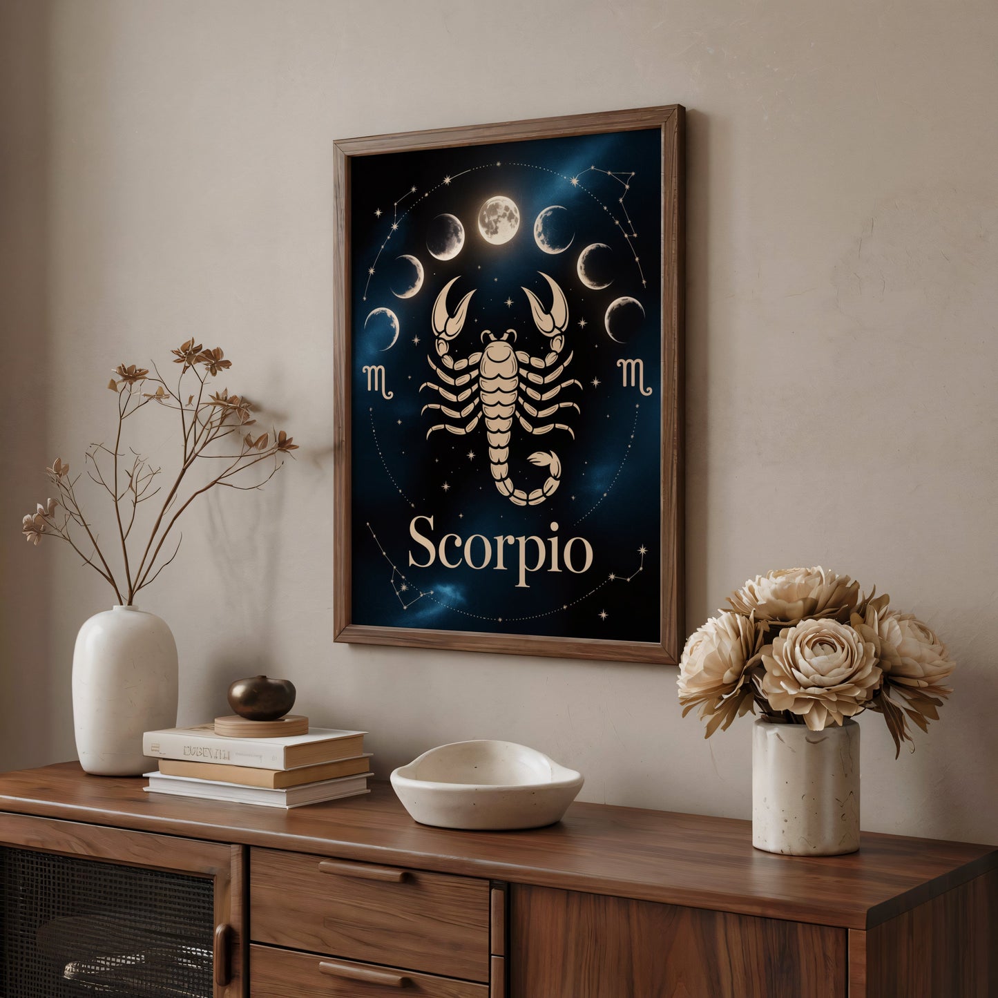 Aisle29 Print Scorpio Moon Wall Art