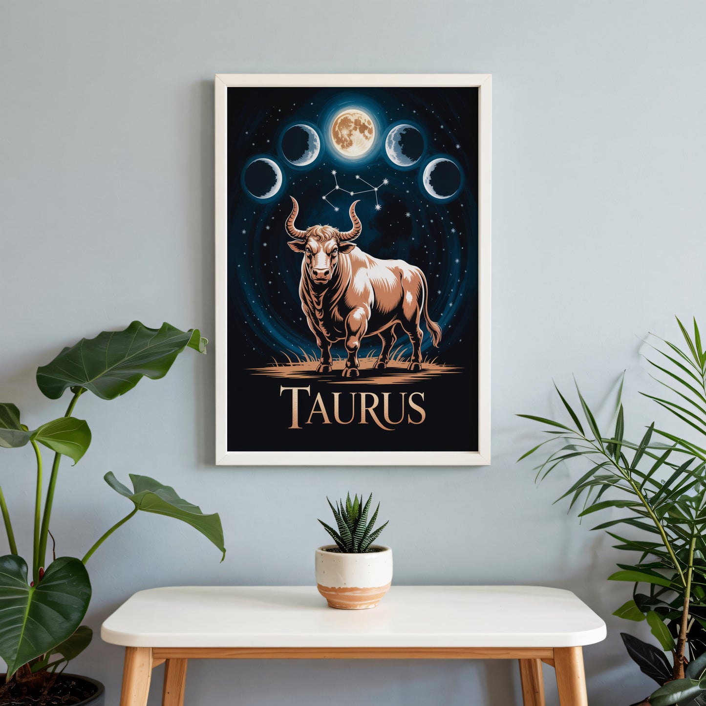 Aisle29 Print Taurus Moon Wall Art