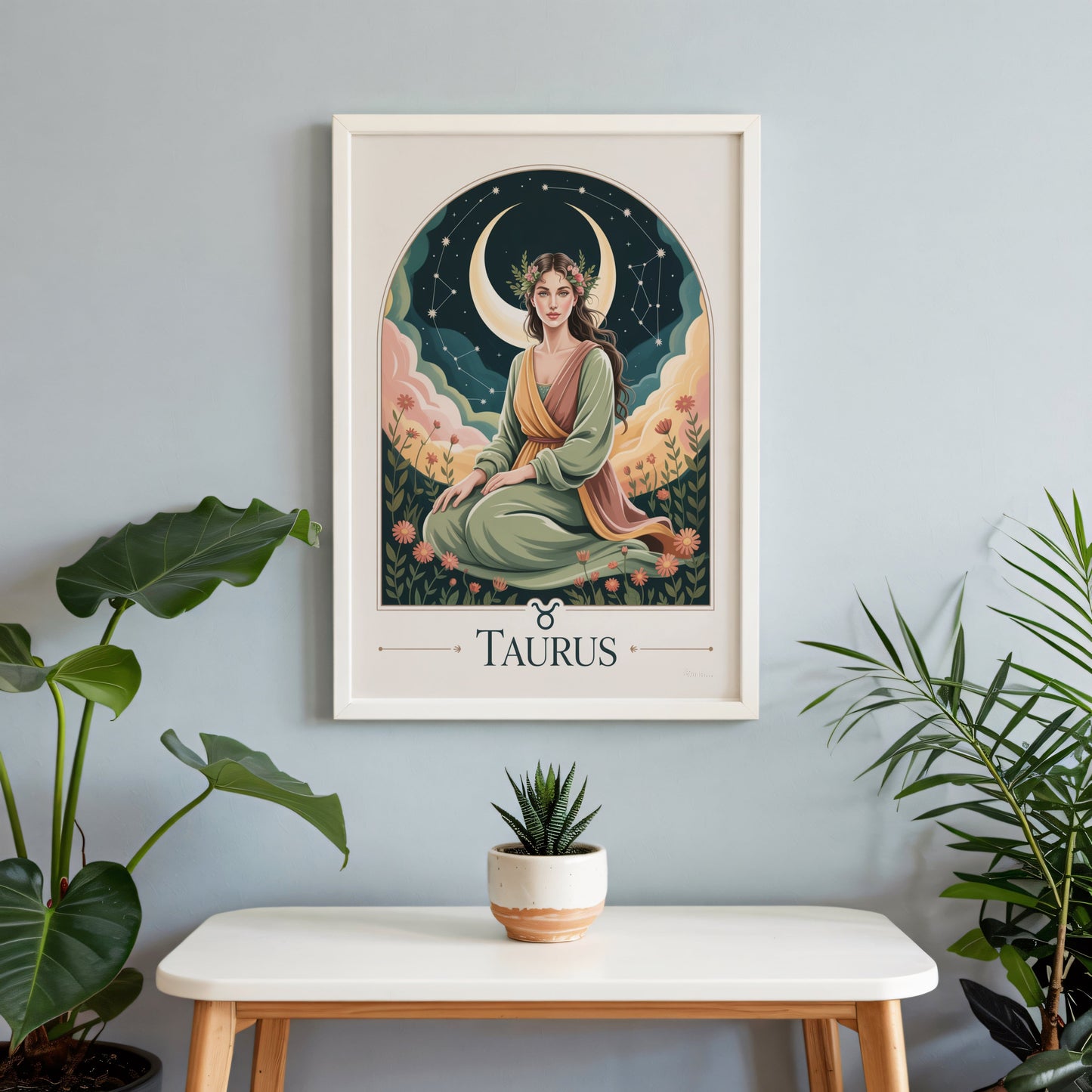 Aisle29 Print Taurus Sure Moon Wall Art