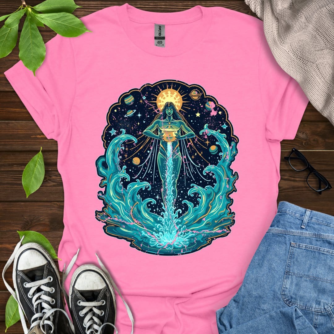 Printify T-Shirt Azalea / S Aquarius - Graphic
