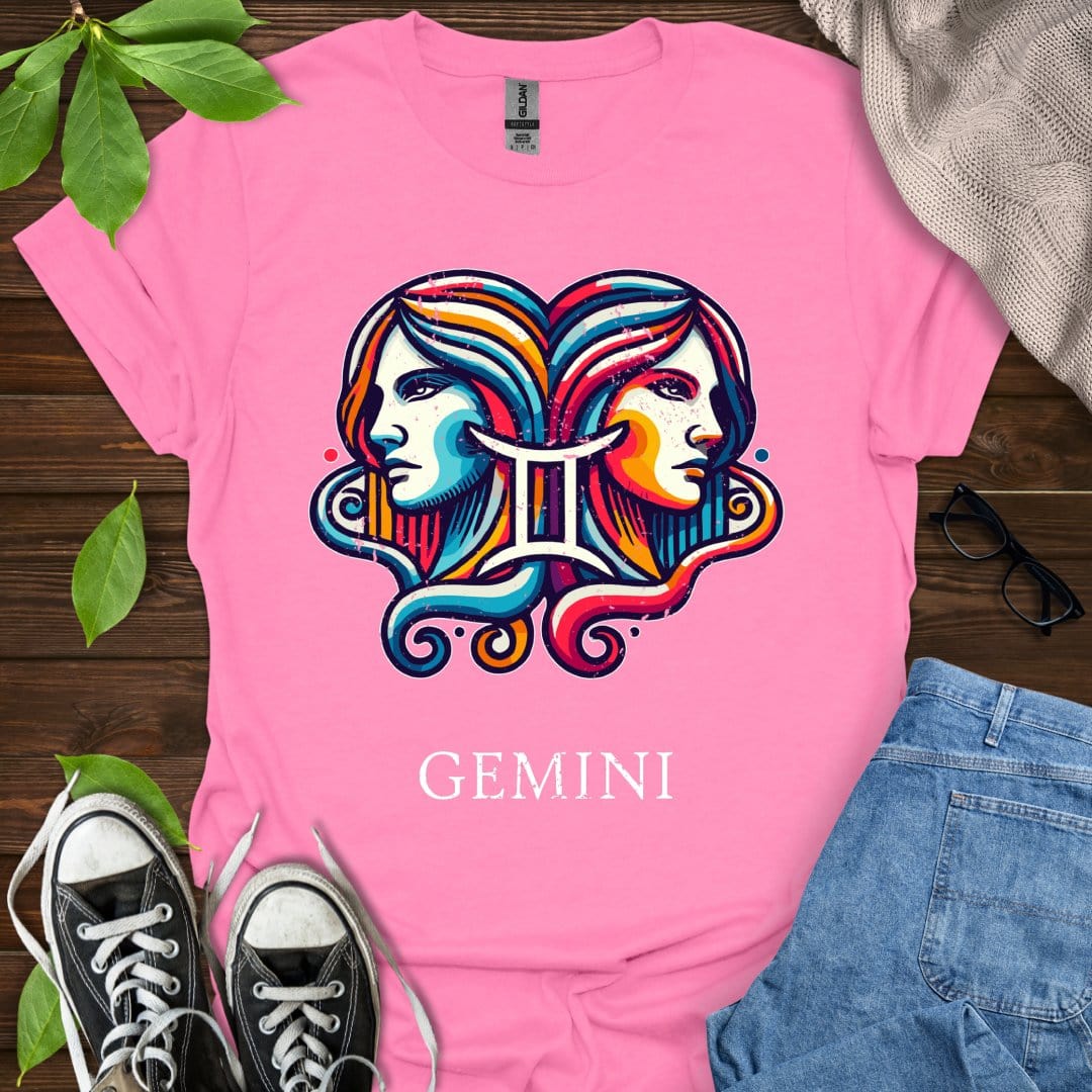 Printify T-Shirt Azalea / S Gemini (Simple)