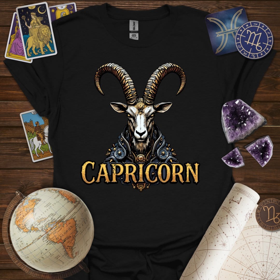Printify T-Shirt Black / XS Capricorn Legacy T-Shirt