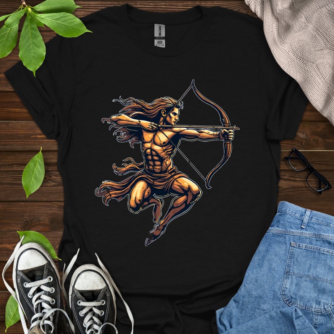 Printify T-Shirt Black / XS Sagittarius - Graphic