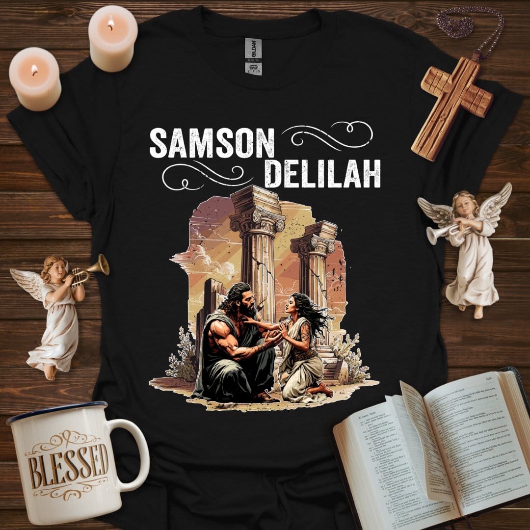 Printify T-Shirt Black / XS Samson & Delilah T-Shirt