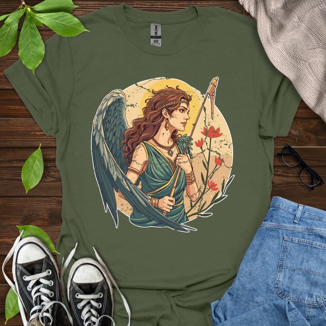 Printify T-Shirt Military Green / S Virgo - Graphic