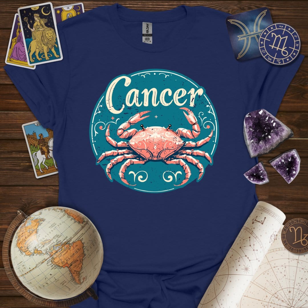 Printify T-Shirt Navy / XS Cancer Legacy T-Shirt