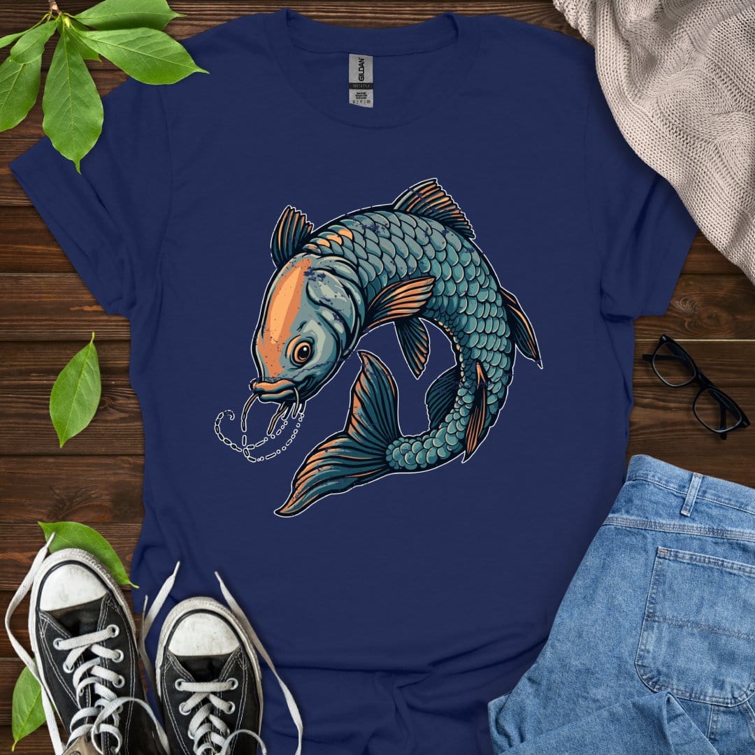 Printify T-Shirt Navy / XS Pisces - Graphic