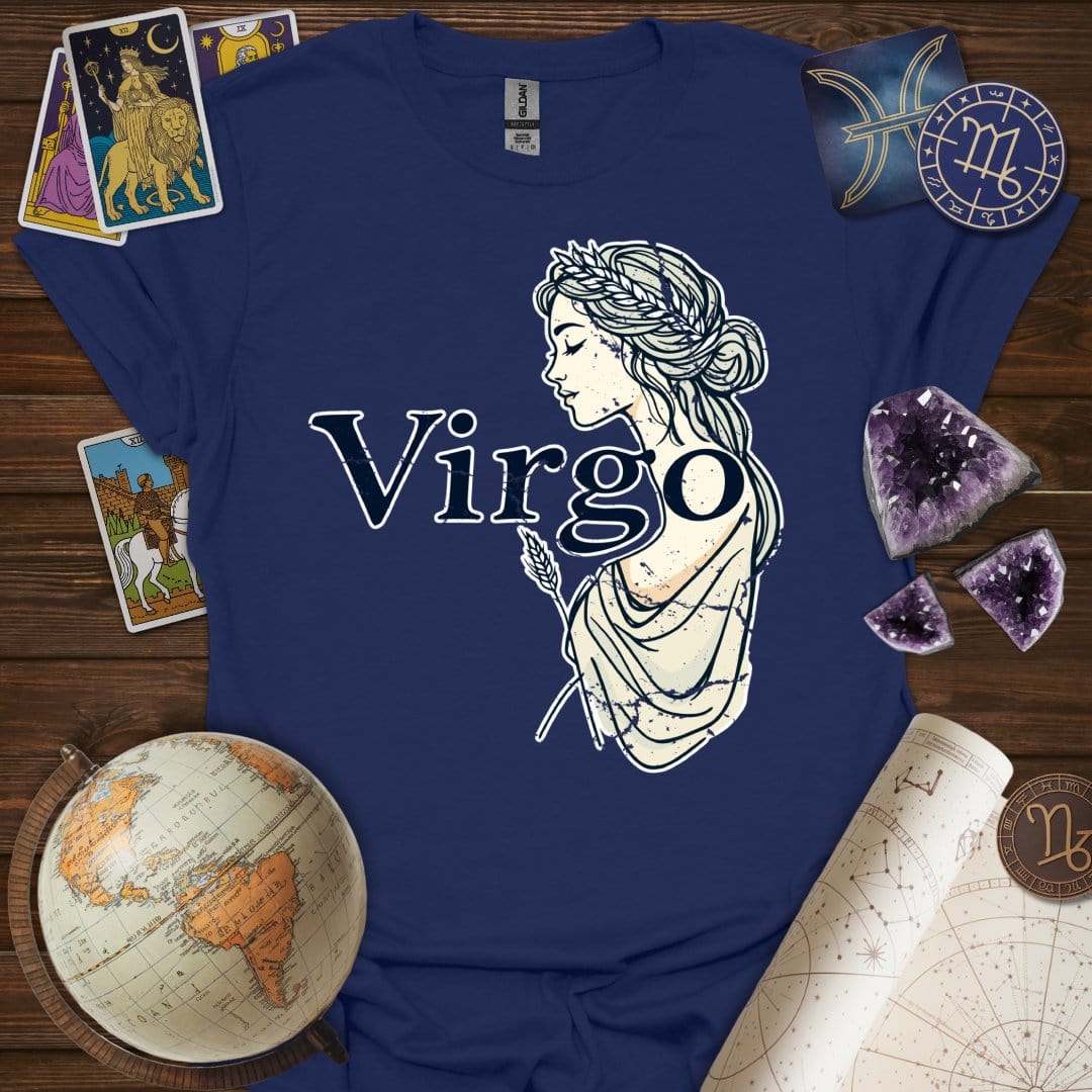Printify T-Shirt Navy / XS Virgo Legacy T-Shirt