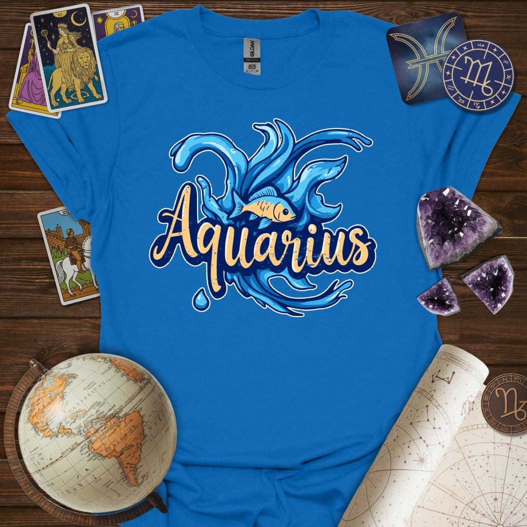 Printify T-Shirt Royal / S Aquarius Legacy T-Shirt