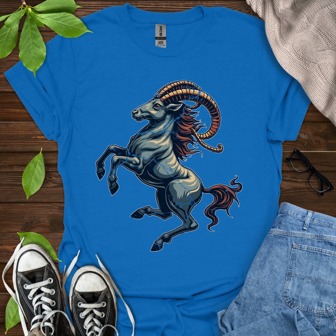 Printify T-Shirt Royal / XS Capricorn - Graphic