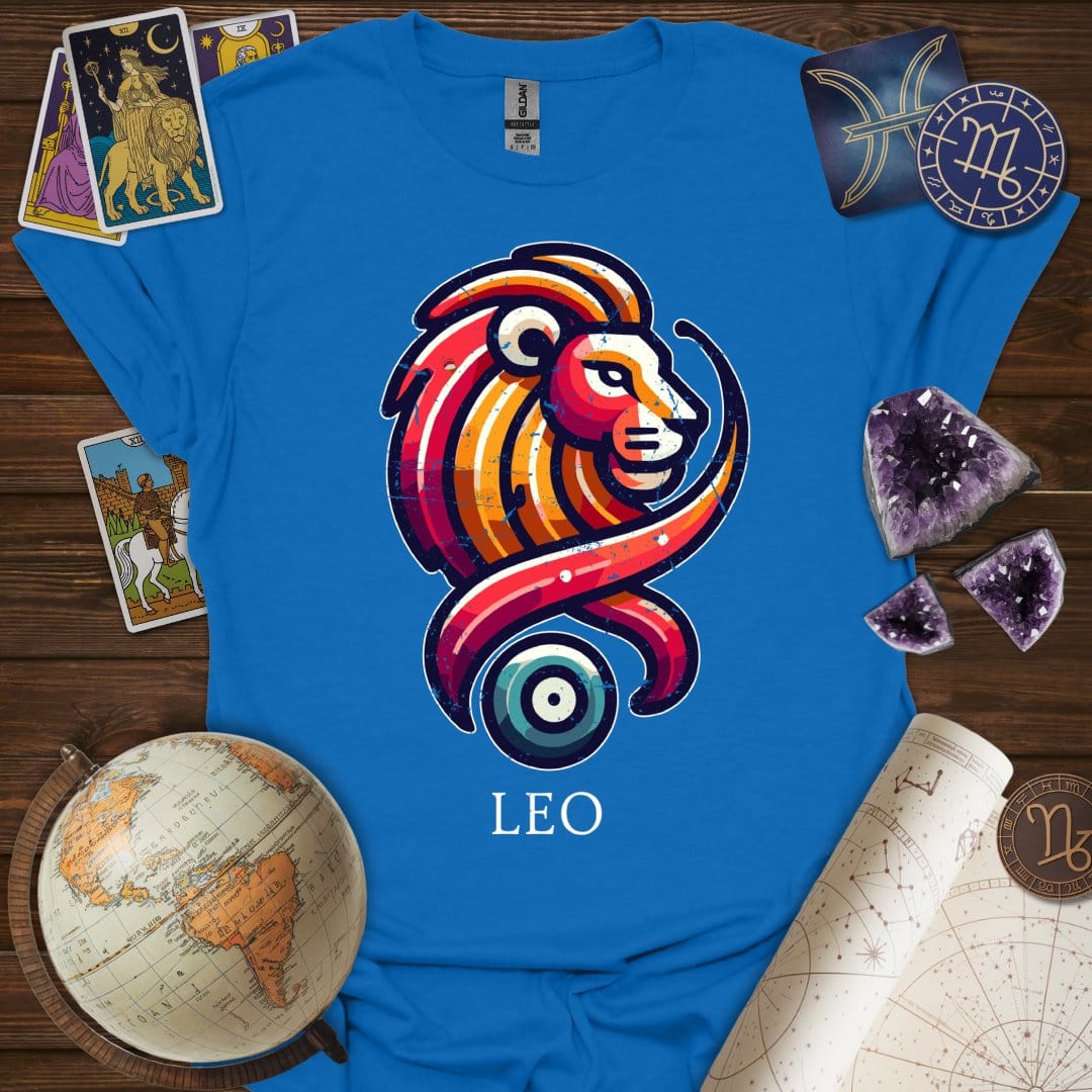 Printify T-Shirt Royal / XS Leo Icon T-Shirt