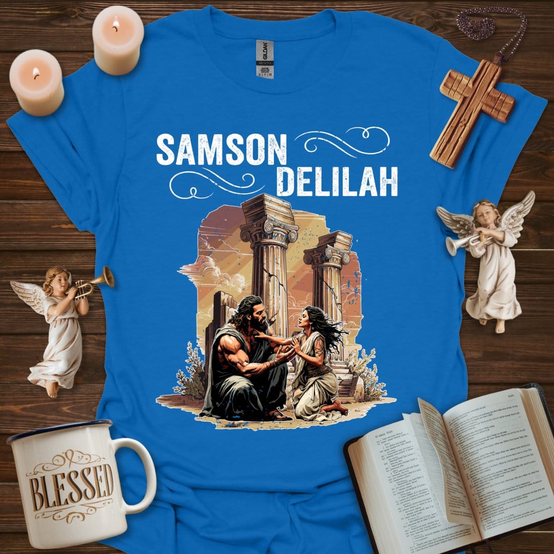 Printify T-Shirt Royal / XS Samson & Delilah T-Shirt
