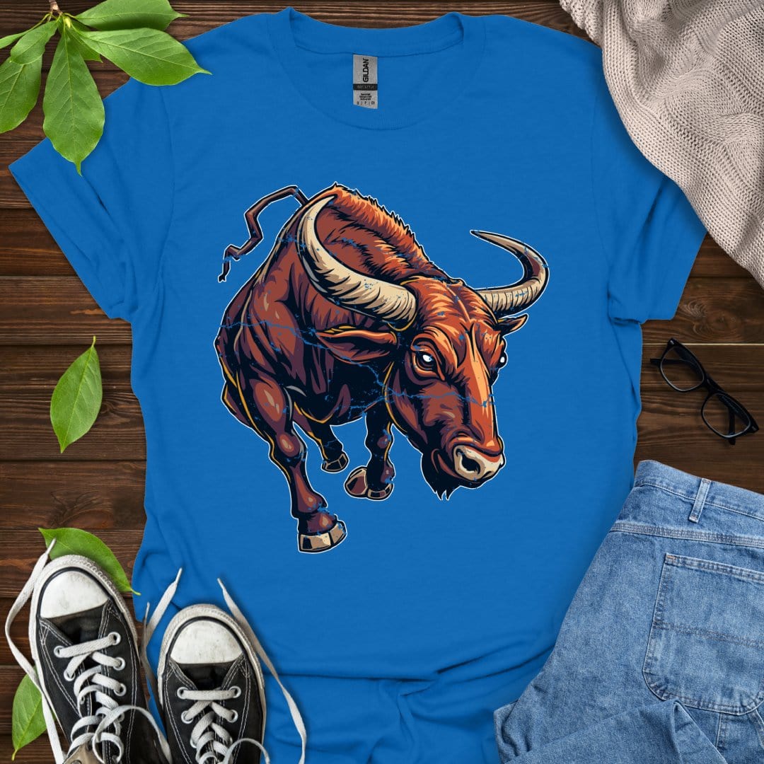 Printify T-Shirt Royal / XS Taurus - Graphic