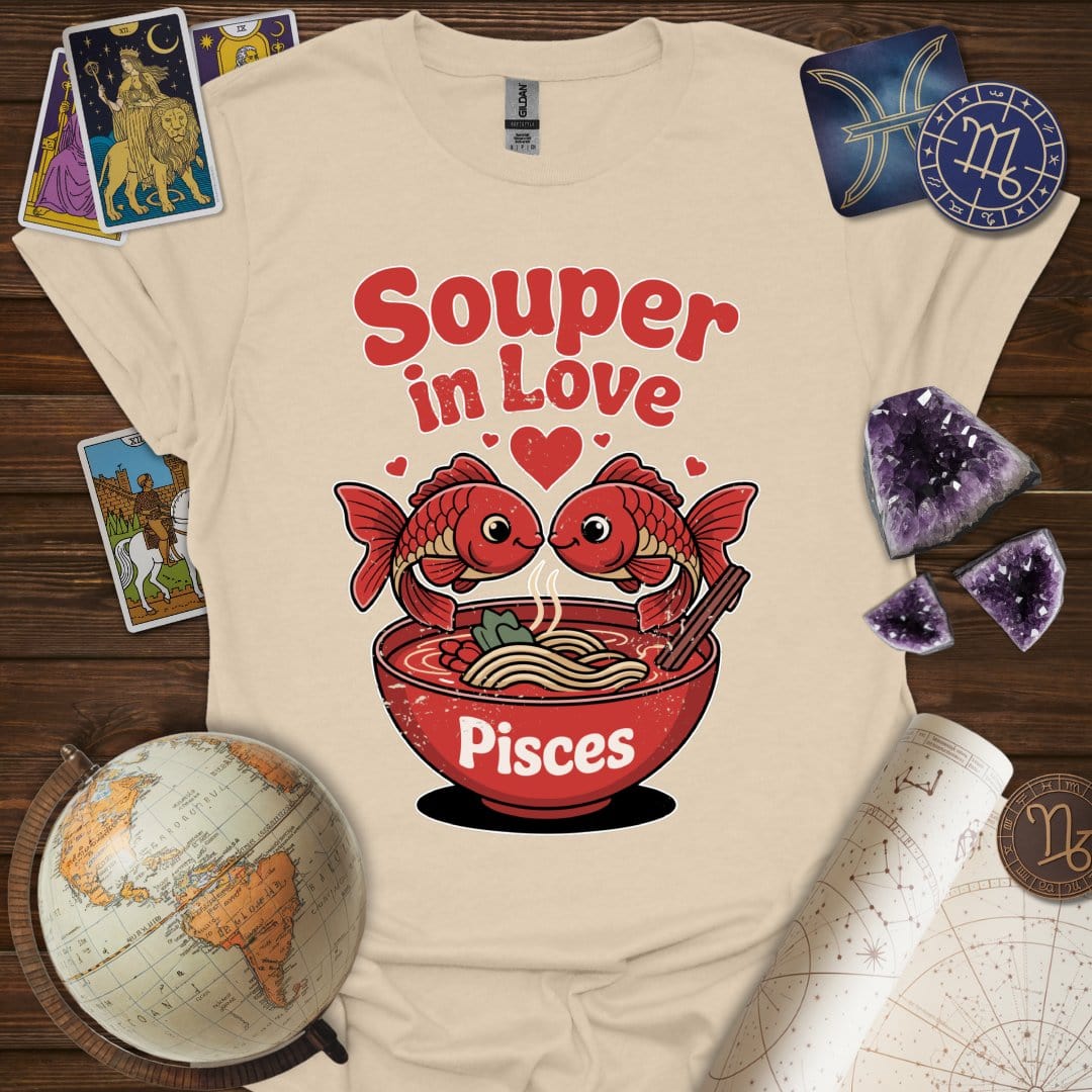 Printify T-Shirt Sand / S Souper In Love T-Shirt