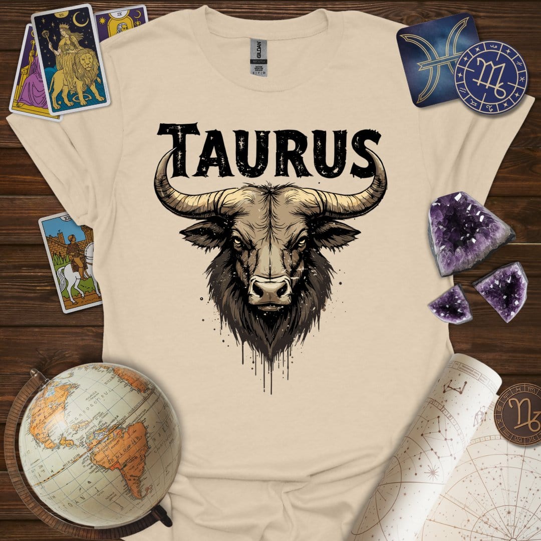 Printify T-Shirt Sand / S Taurus Legacy T-Shirt