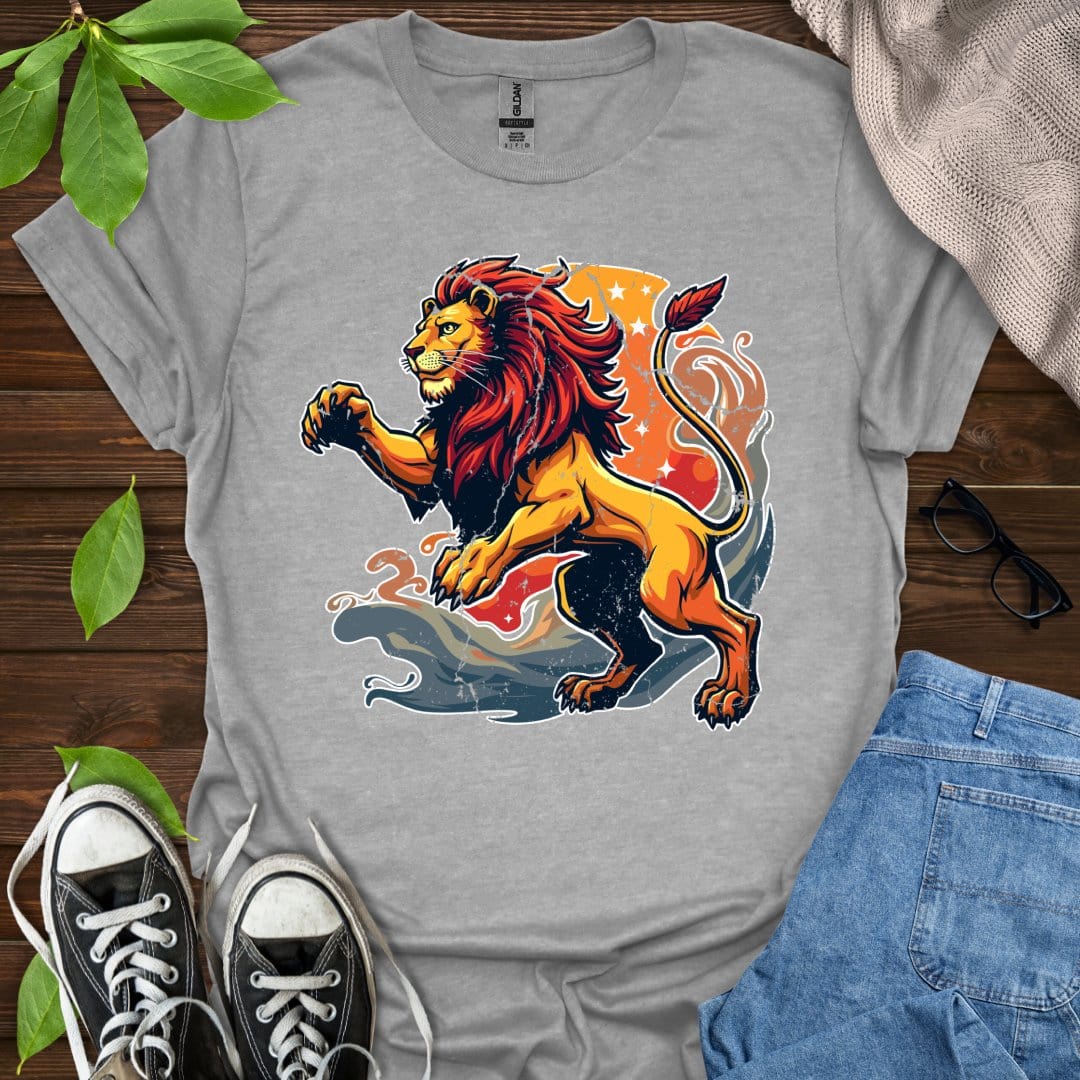 Printify T-Shirt Sport Grey / XS Leo - Graphic