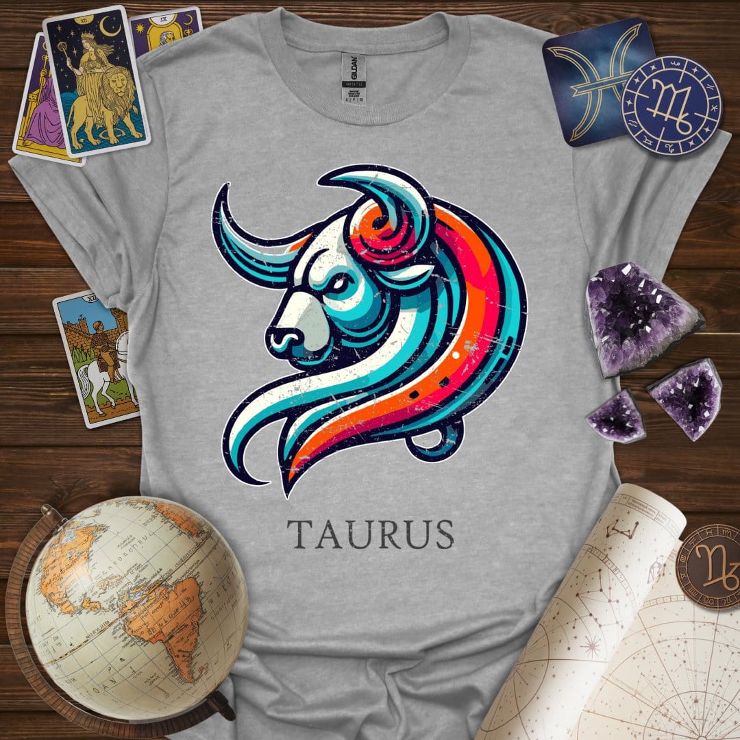 Printify T-Shirt Sport Grey / XS Taurus Icon T-Shirt