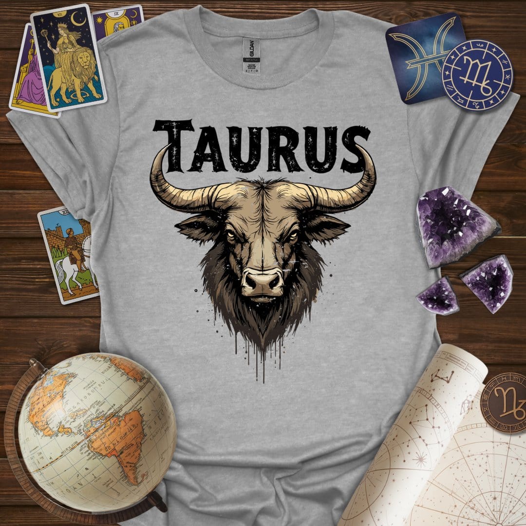 Printify T-Shirt Sport Grey / XS Taurus Legacy T-Shirt