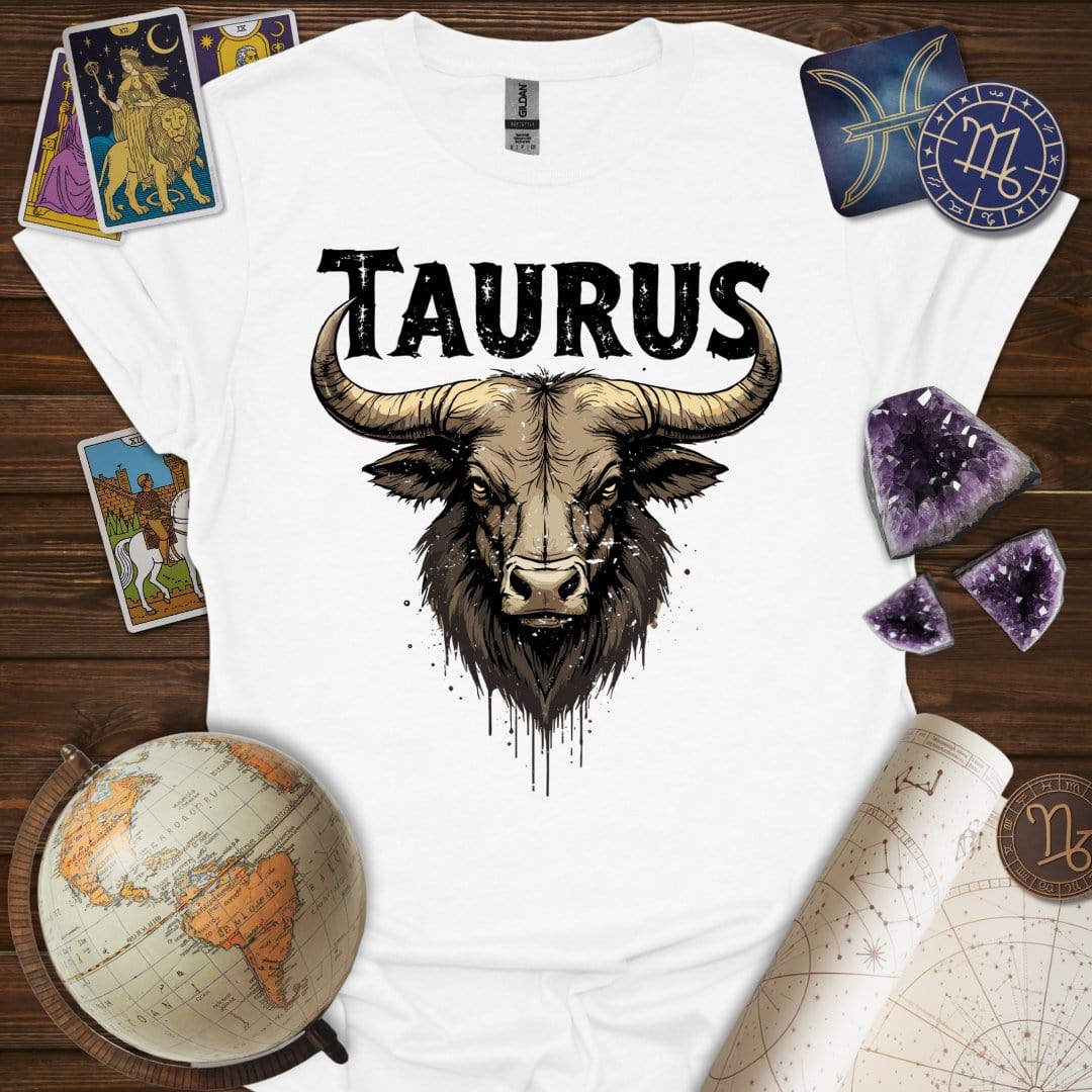 Printify T-Shirt White / XS Taurus Legacy T-Shirt