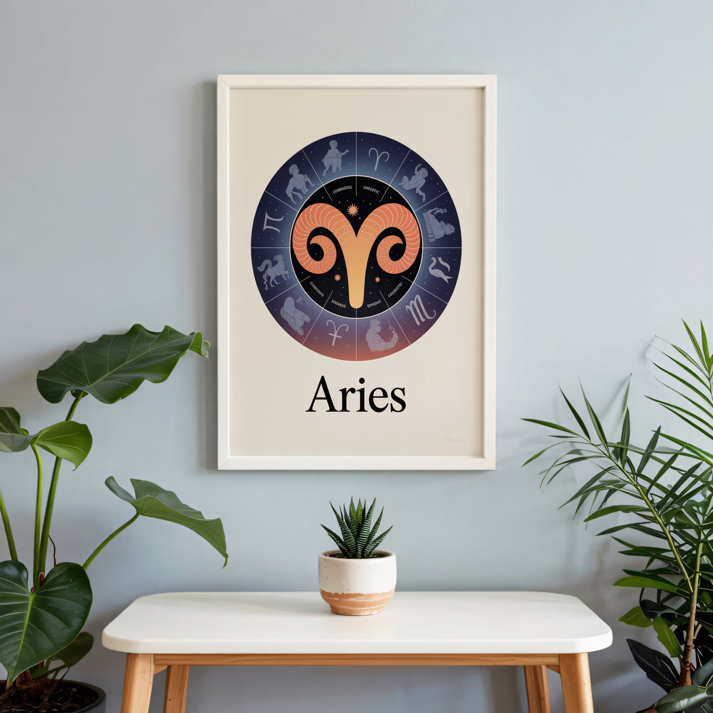 Aries Circular Wall Art