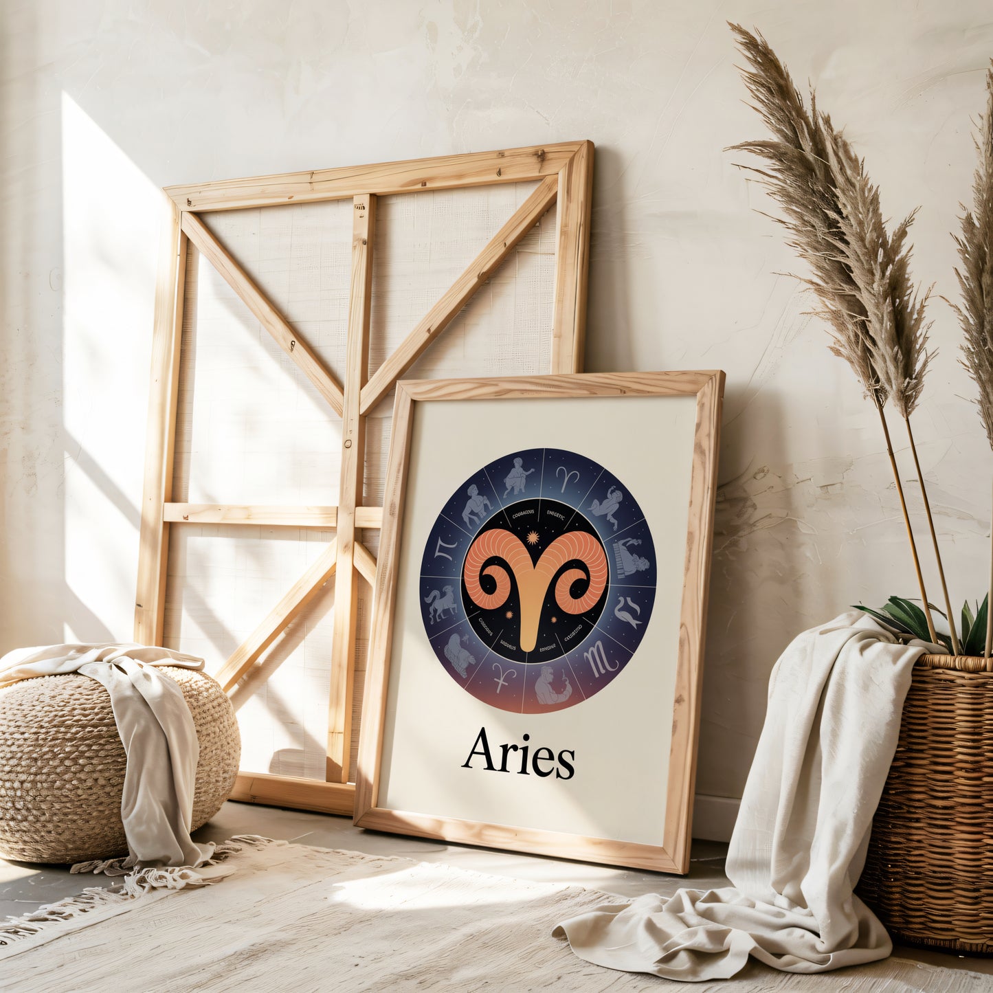 Aries Circular Wall Art