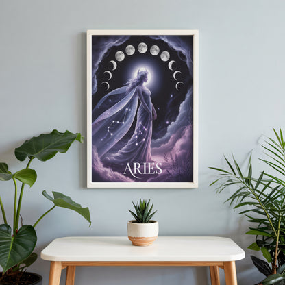 Aries Lunar Wall Art