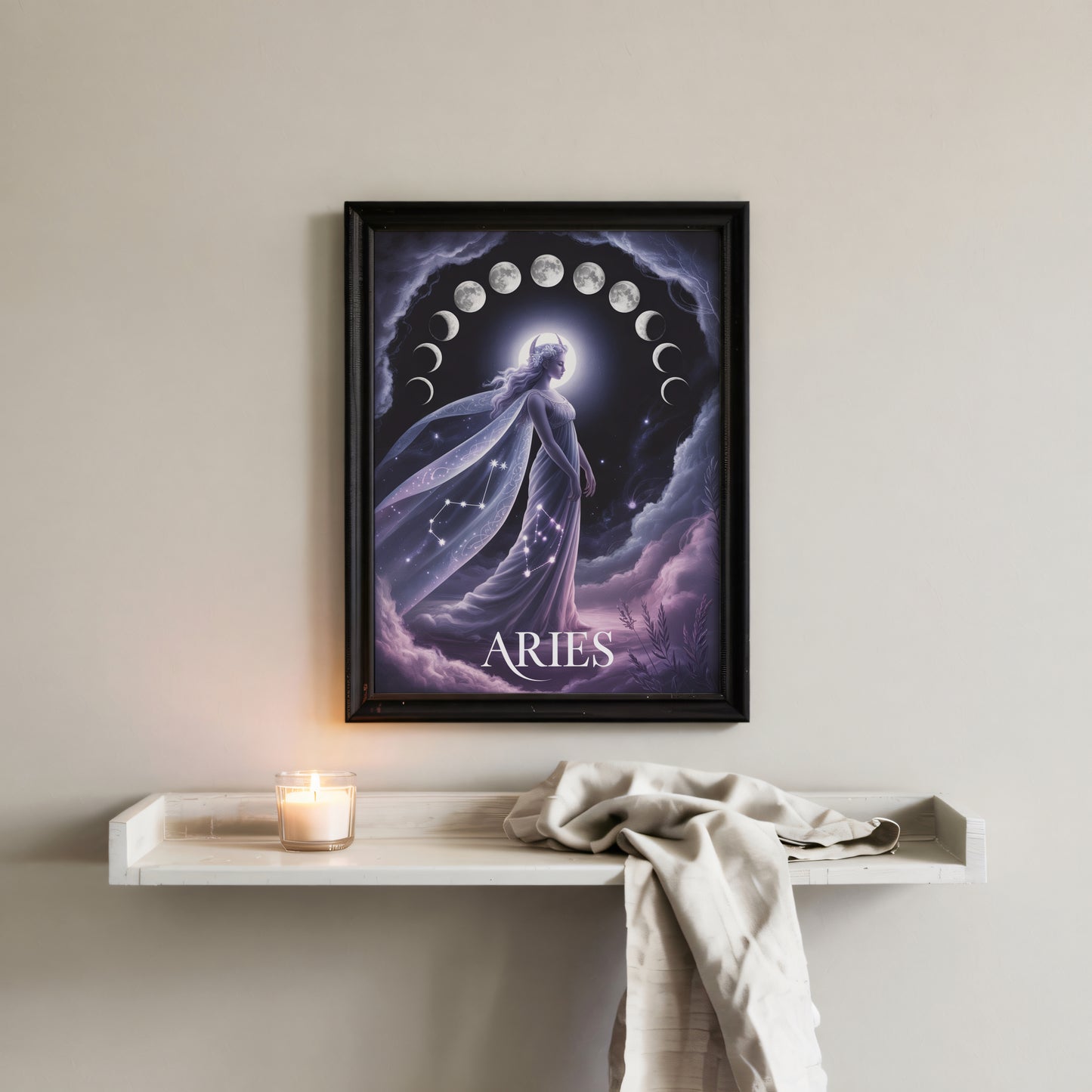 Aries Lunar Wall Art