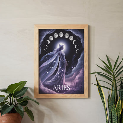 Aries Lunar Wall Art