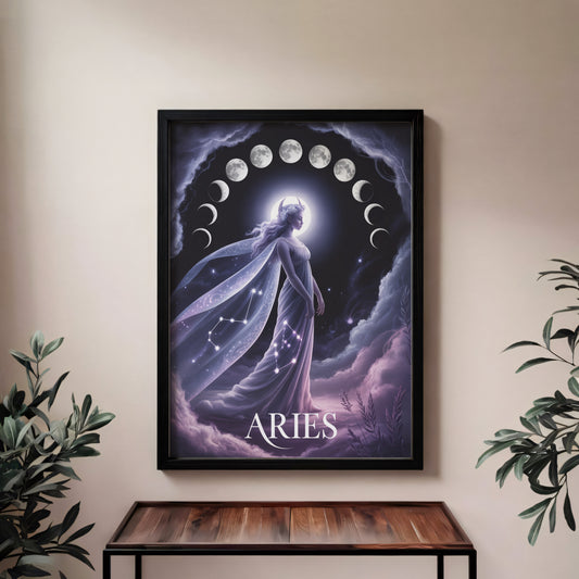 Aries Lunar Wall Art