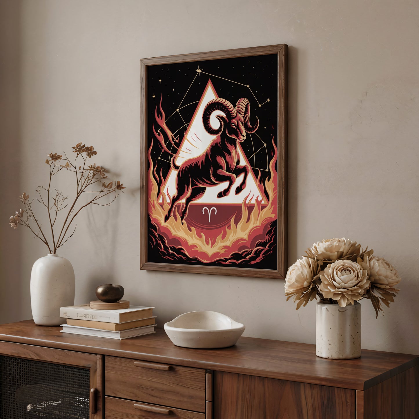 Aries Vibrant Wall Art