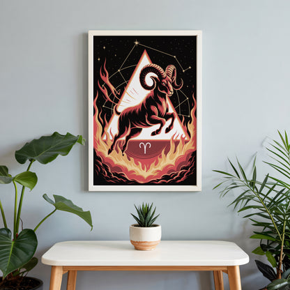 Aries Vibrant Wall Art