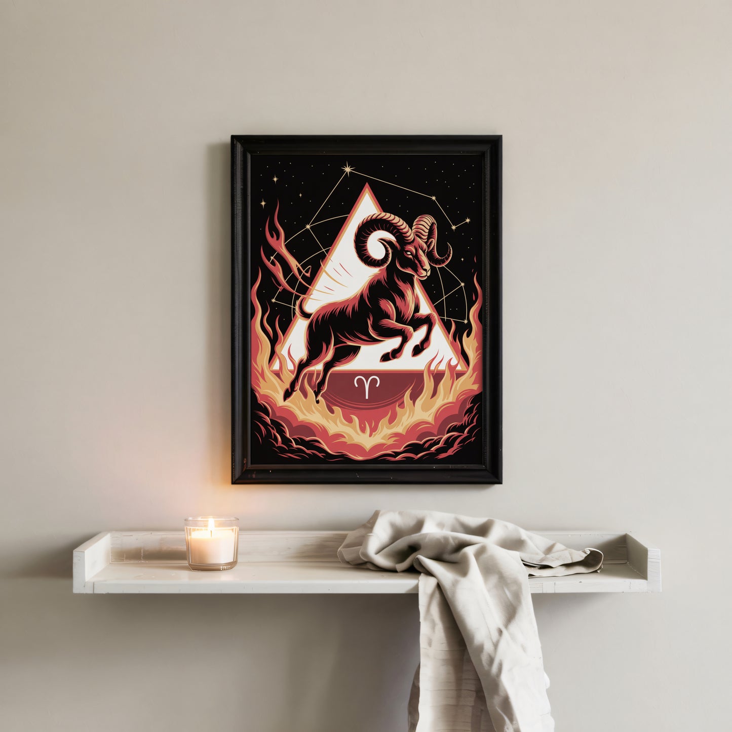 Aries Vibrant Wall Art