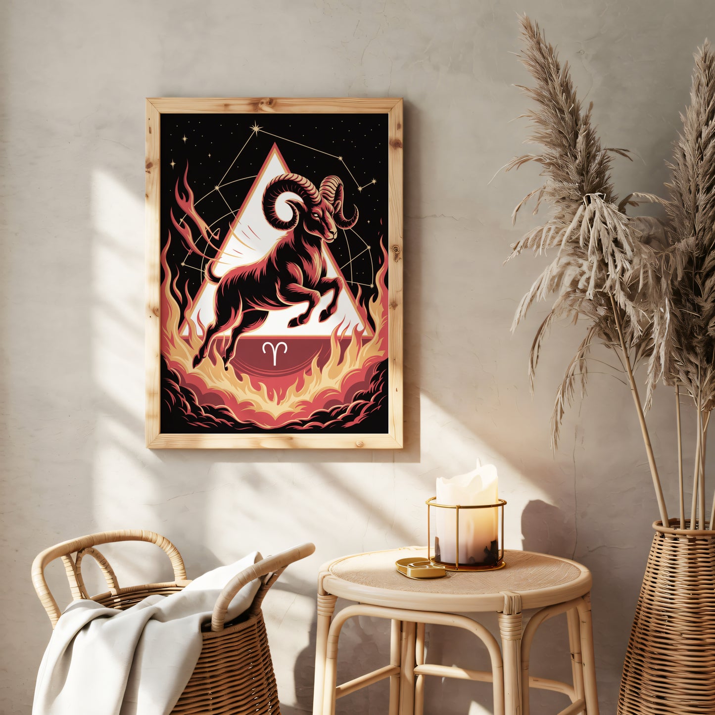Aries Vibrant Wall Art