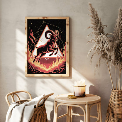 Aries Vibrant Wall Art