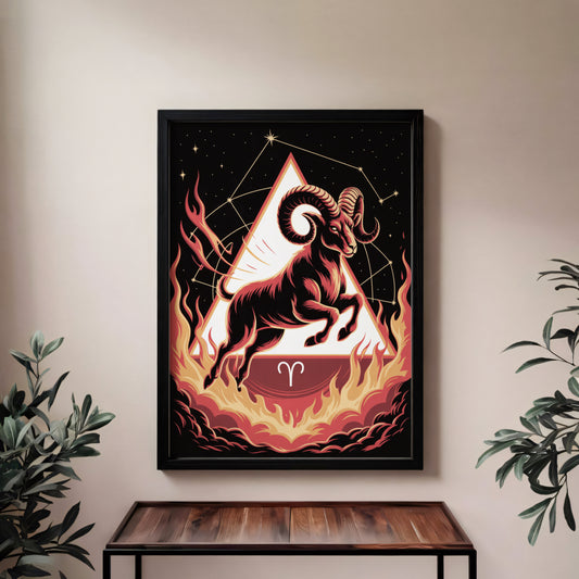 Aries Vibrant Wall Art