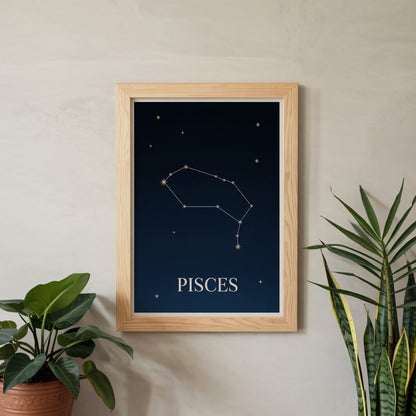 Pisces Deep Wall Art