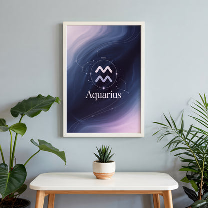 Aquarius Elegant Wall Art