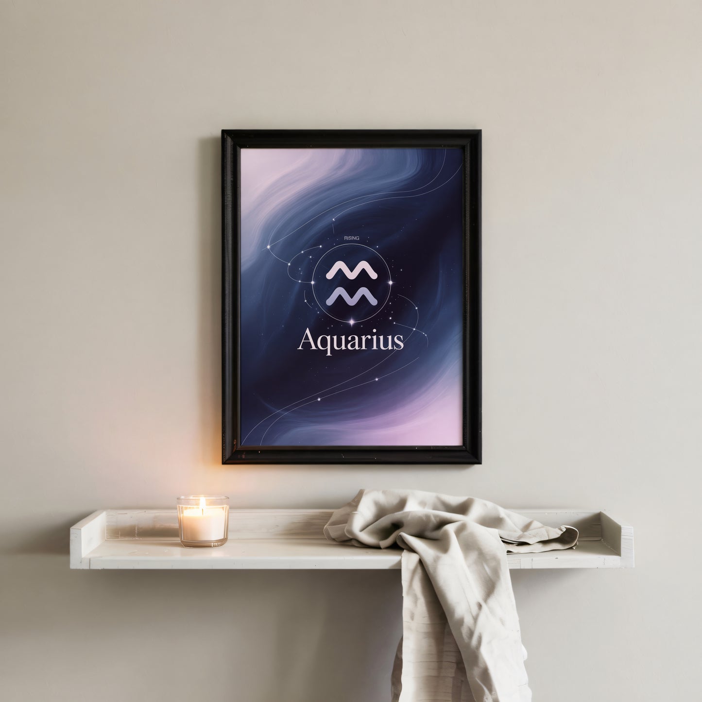 Aquarius Elegant Wall Art