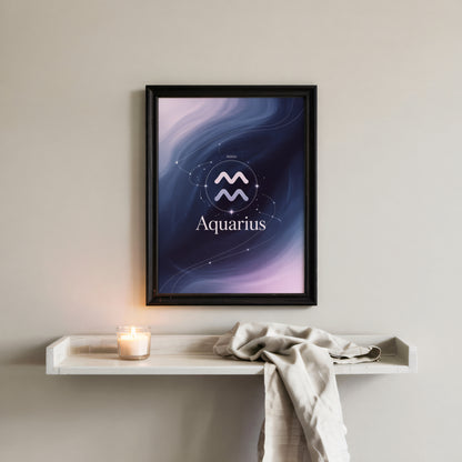 Aquarius Elegant Wall Art