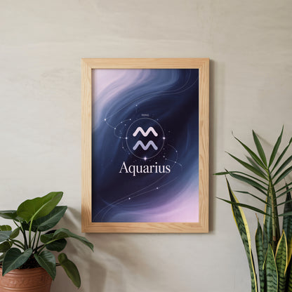 Aquarius Elegant Wall Art
