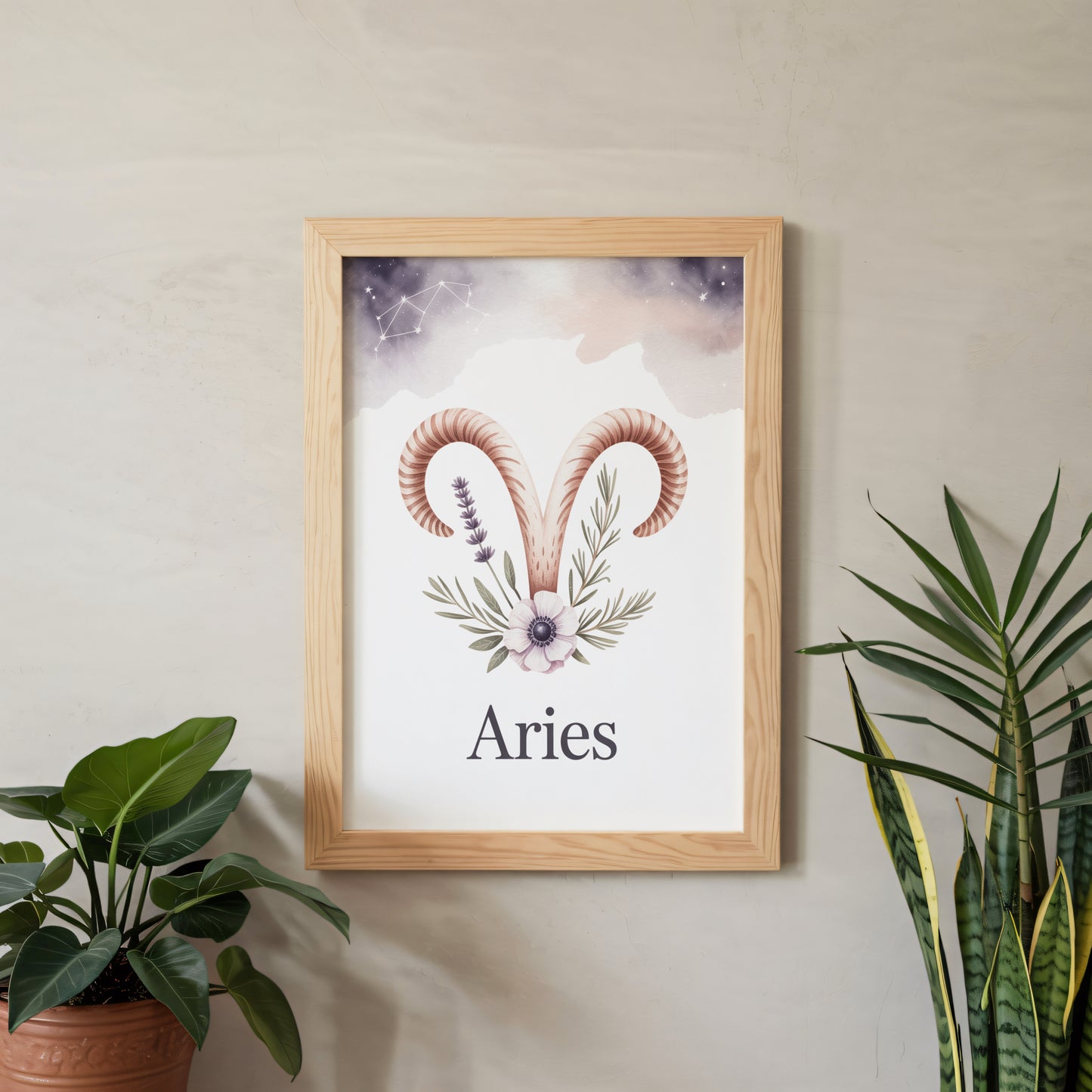Aries Delicate Wall Art