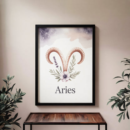 Aries Delicate Wall Art