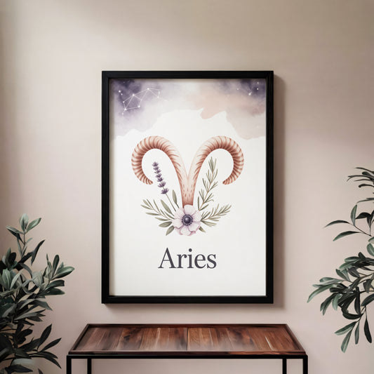 Aries Delicate Wall Art