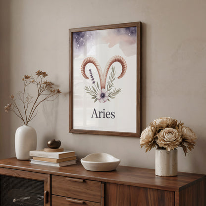 Aries Delicate Wall Art