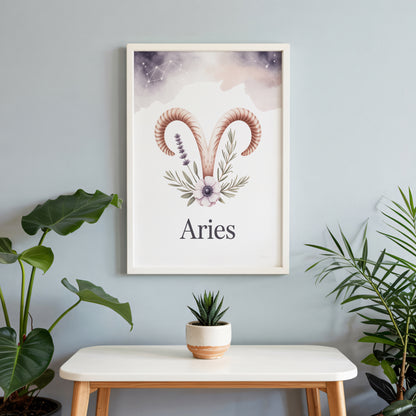 Aries Delicate Wall Art