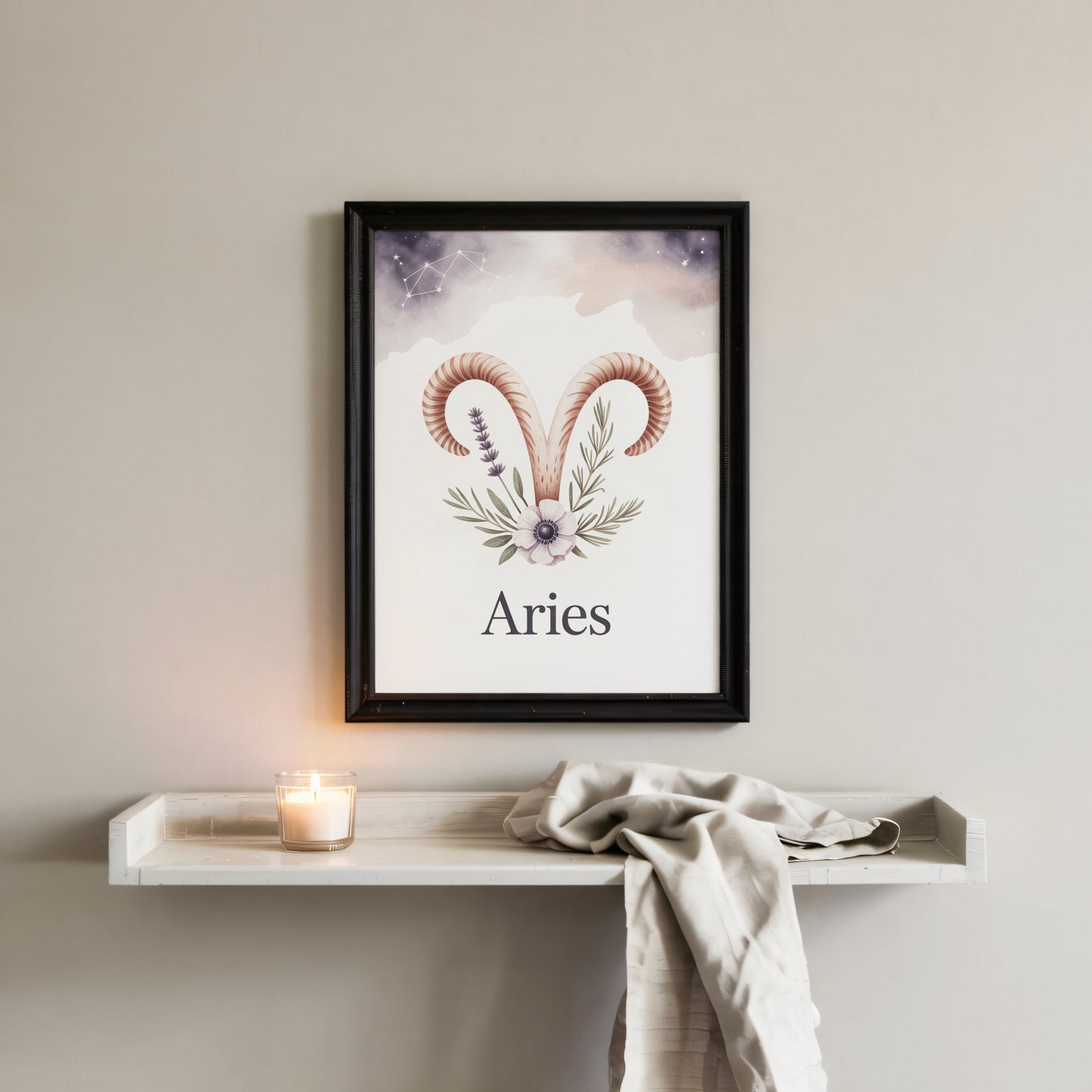 Aries Delicate Wall Art