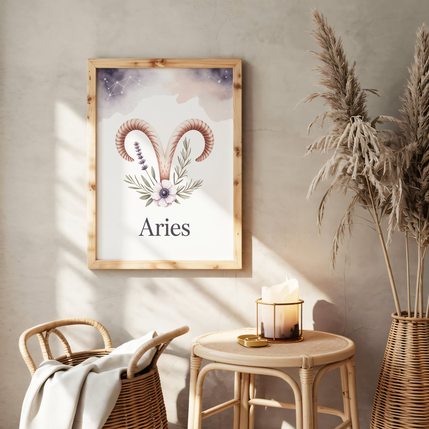 Aries Delicate Wall Art